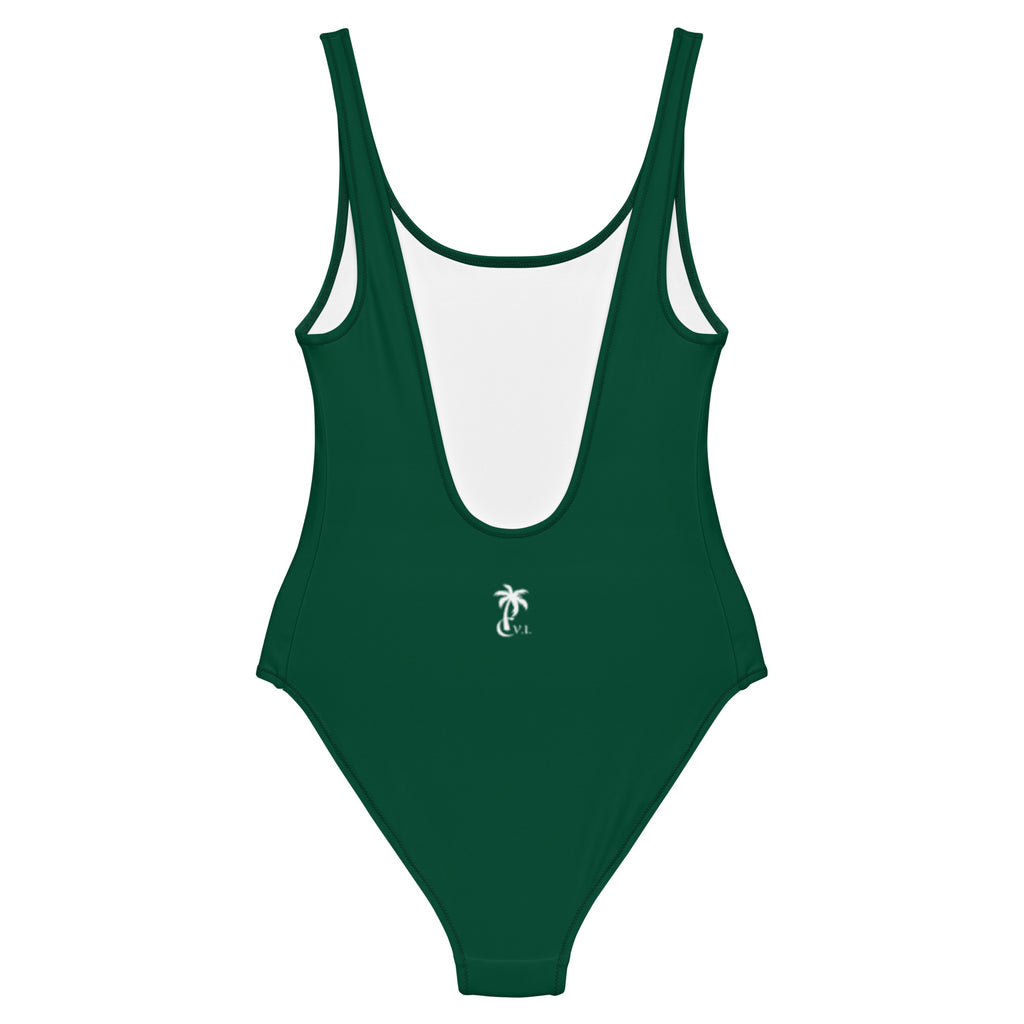 Plantain Ladies One-Piece Swim Green